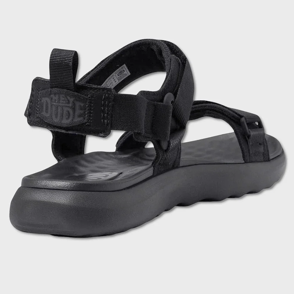 Hey Dude Carson Sport Mode Sandals - NWT  Mens Size 14 Black - #49588-OF